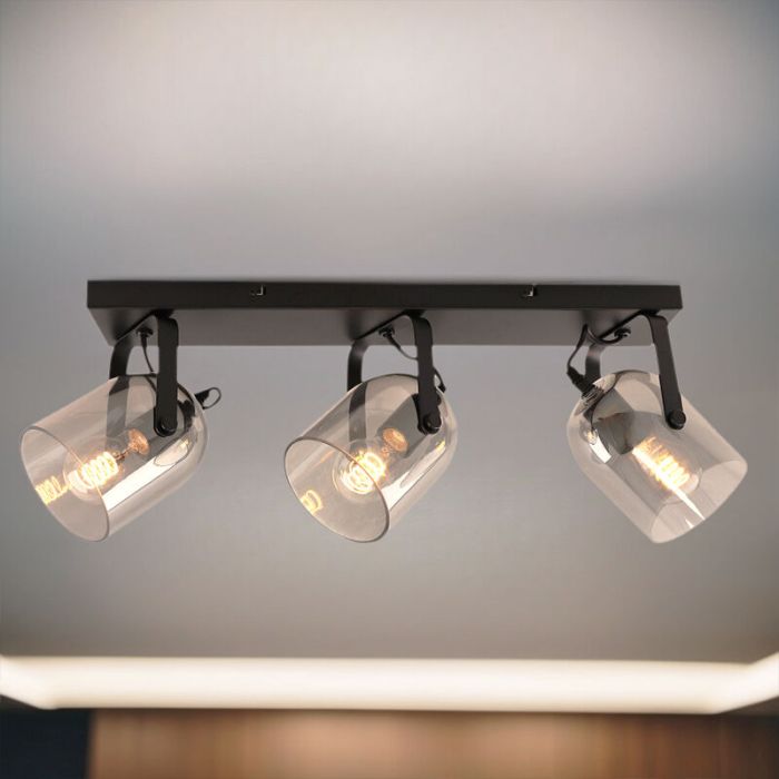 Design ceiling spotlight grey, Clyde