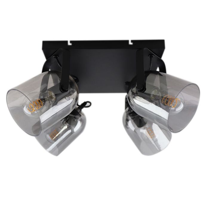 Design ceiling spotlight grey, Clyde