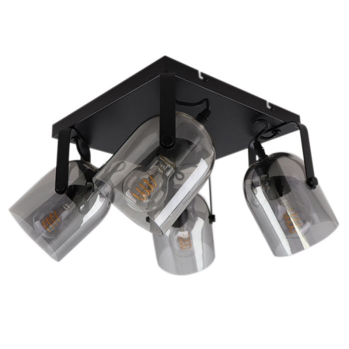 Design ceiling spotlight grey, Clyde