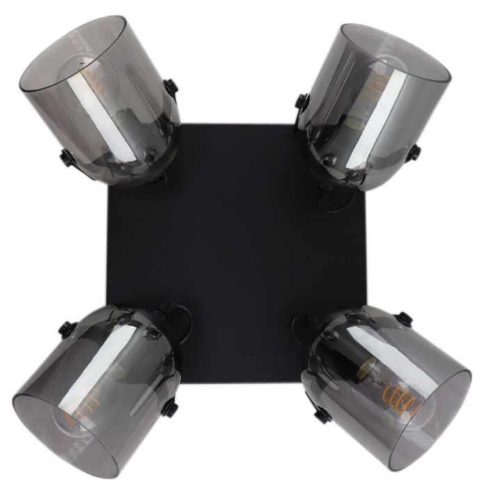Design ceiling spotlight grey, Clyde