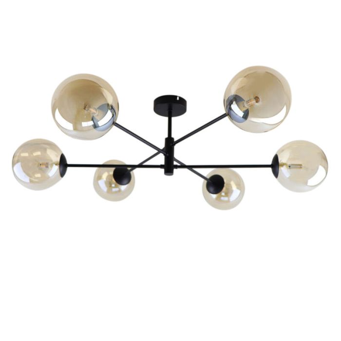 Modern ceiling light black, Remo