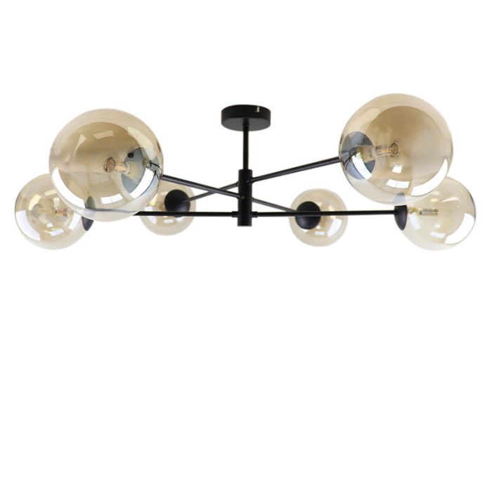 Modern ceiling light black, Remo