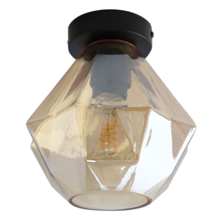 Retro ceiling light amber, Anoek