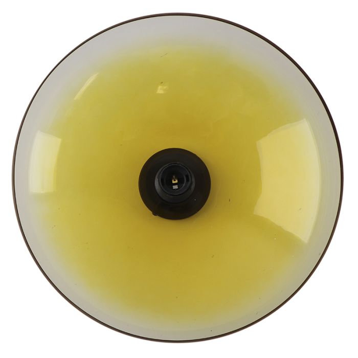 Modern flush ceiling light amber, Arif