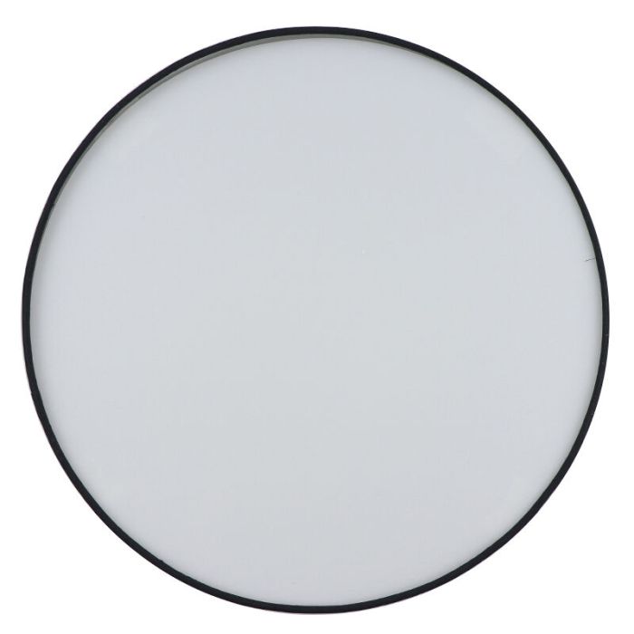 Fabric flush ceiling light black, Mendy