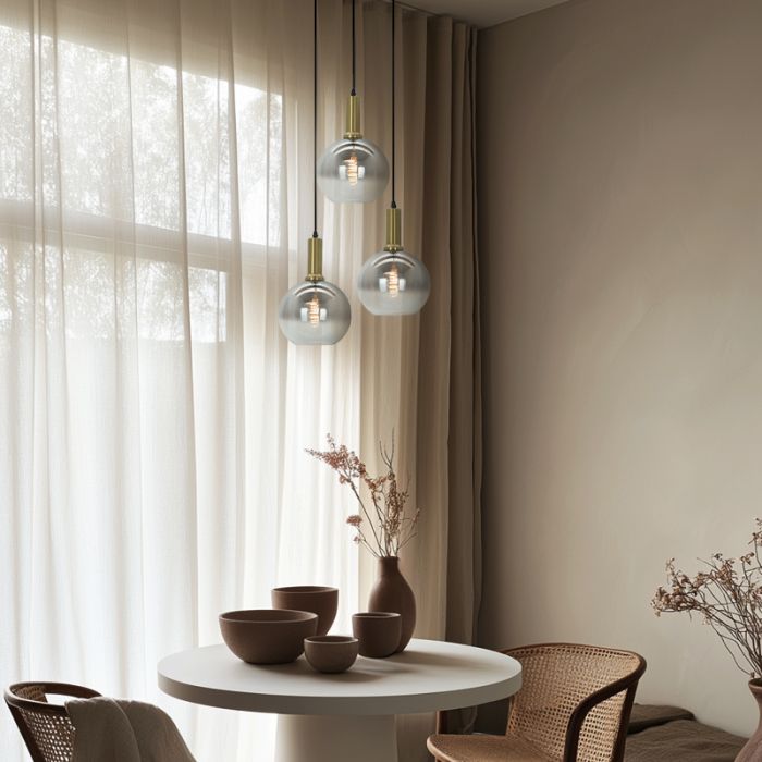 Design pendant light grey, Emerson