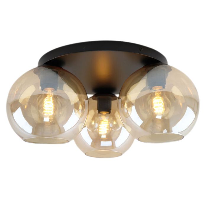 Design ceiling light amber, Emerson