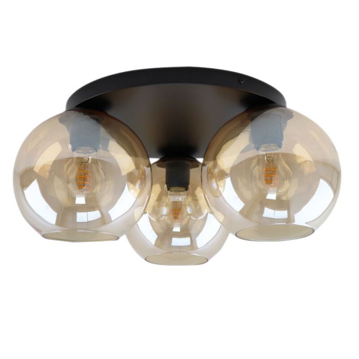 Design ceiling light amber, Emerson