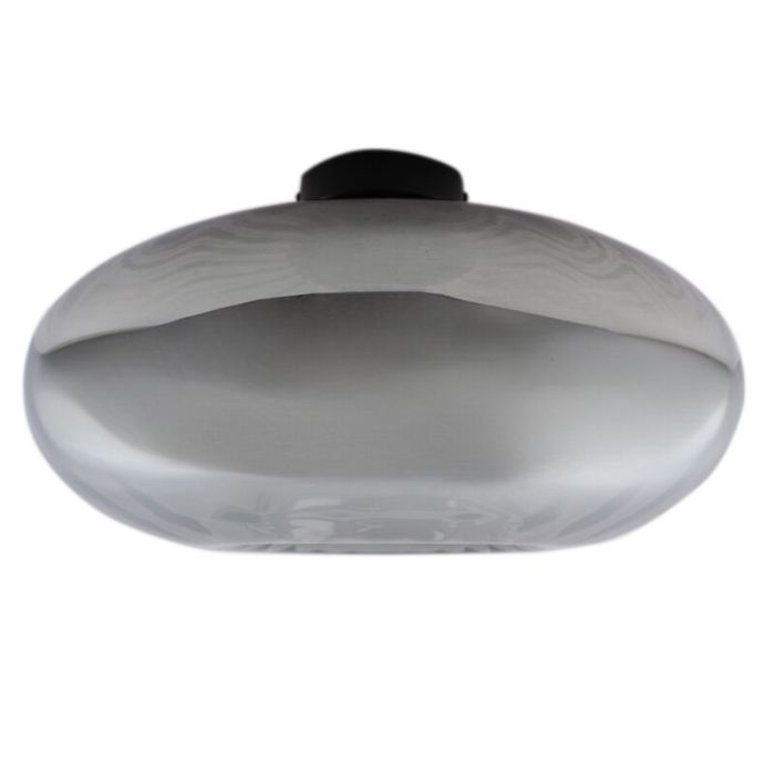 Design flush ceiling light grey, Eve
