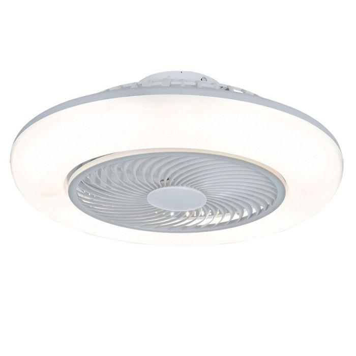 Modern ceiling fan grey, Hale, 40W, 3000K LED, with remote control