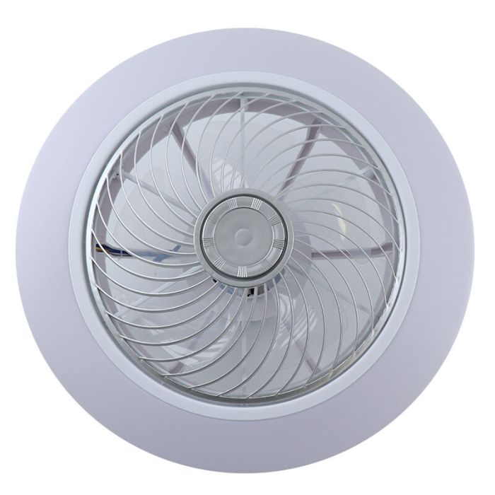 Modern ceiling fan grey, Hale, 40W, 3000K LED, with remote control