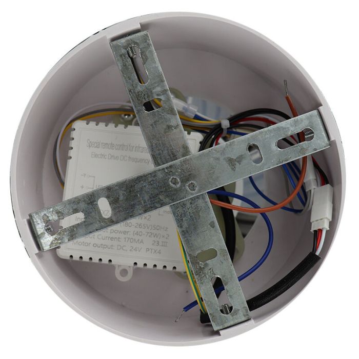 Modern ceiling fan grey, Hale, 40W, 3000K LED, with remote control