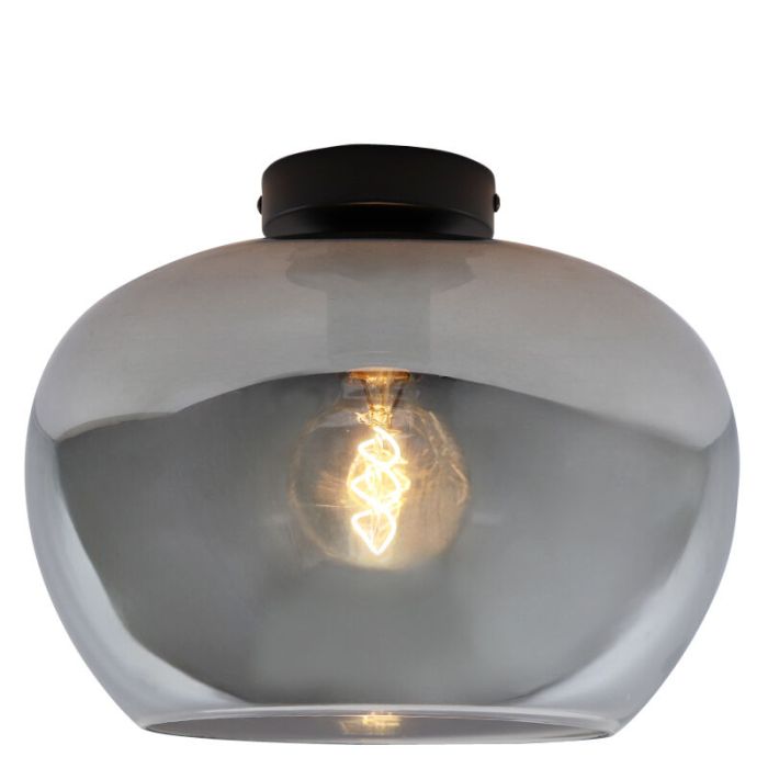 Design ceiling light grey, Vidro
