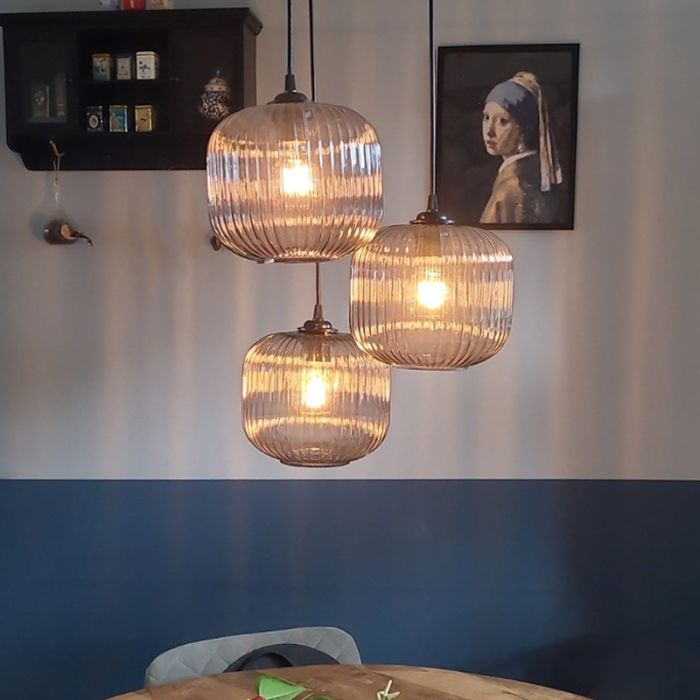 Retro pendant light grey, Charlois