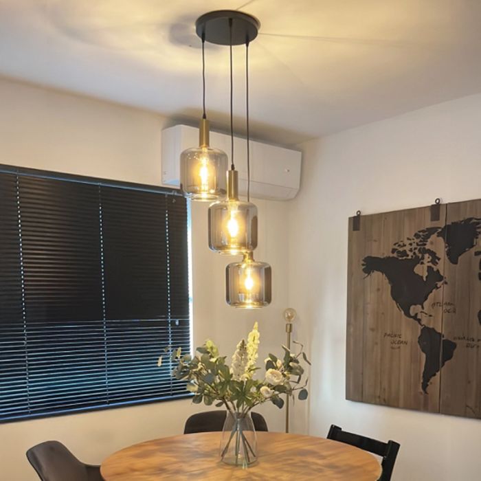 Modern pendant light grey, Keanu
