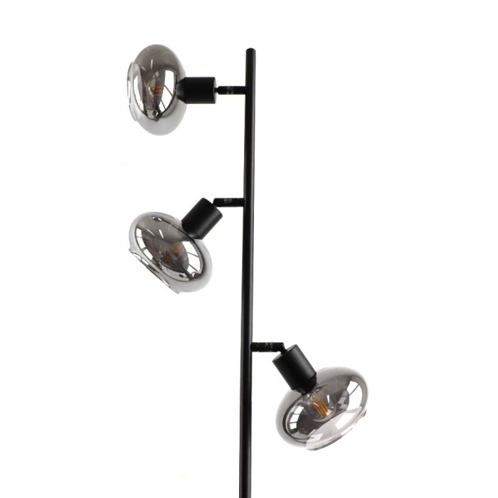 Design floor lamp black, Skip, with switch