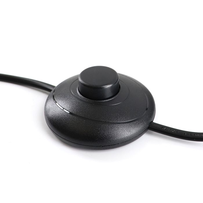 Design floor lamp black, Skip, with switch