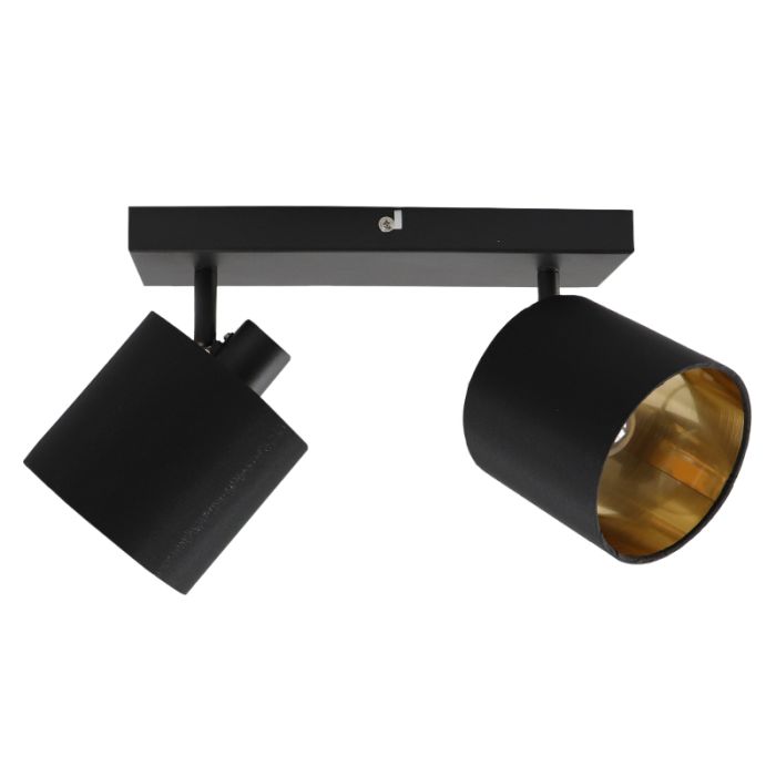 Modern ceiling spotlight black, Koge
