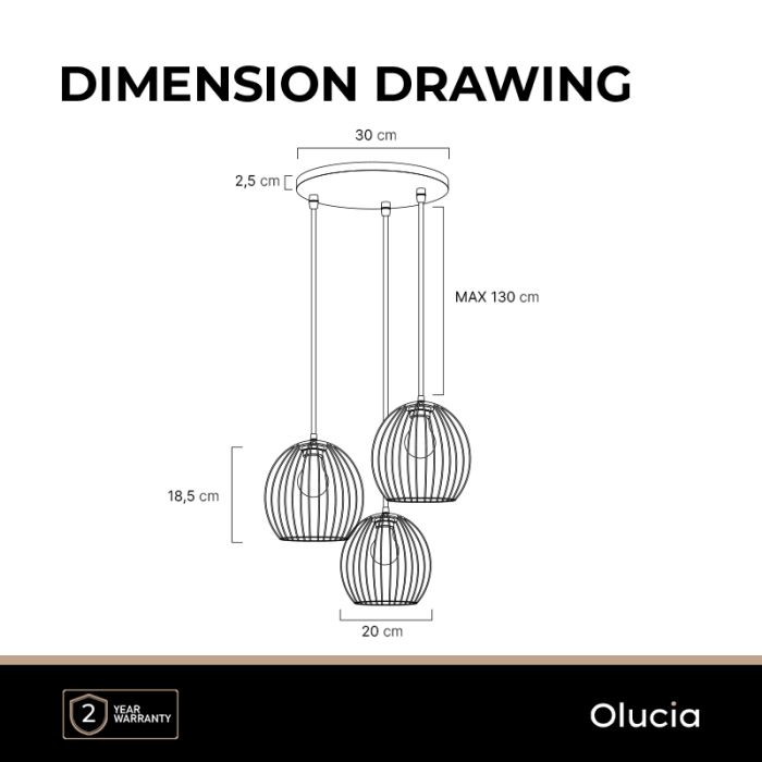 Industrial pendant light black, Wiro