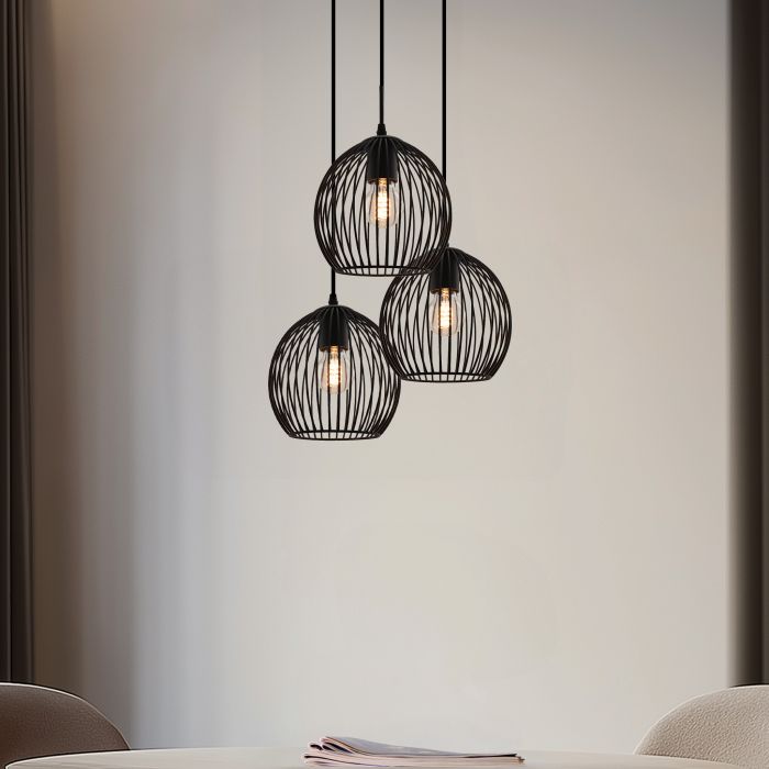 Industrial pendant light black, Wiro