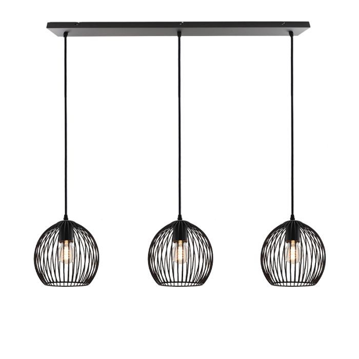 Industrial pendant light black, Wiro