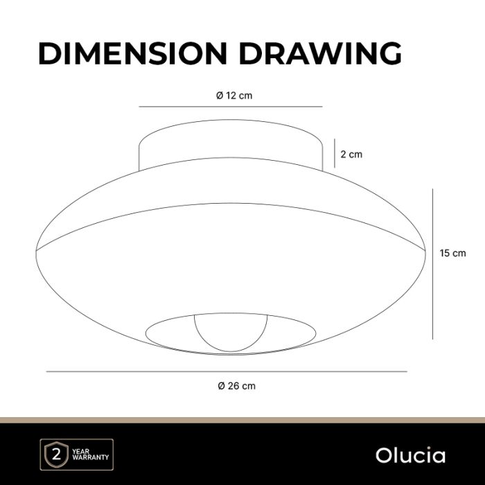 Oriental ceiling light black, Hila