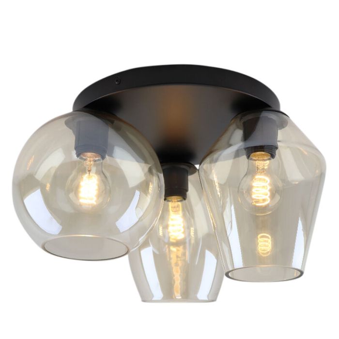 Design ceiling light amber, Lazaro