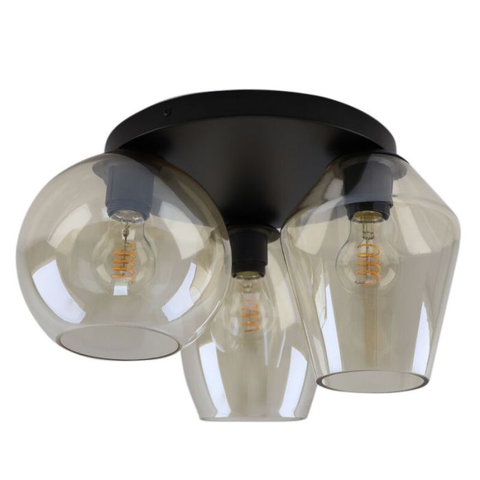 Design ceiling light amber, Lazaro