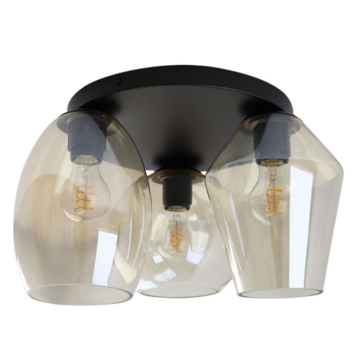 Design ceiling light amber, Lazaro