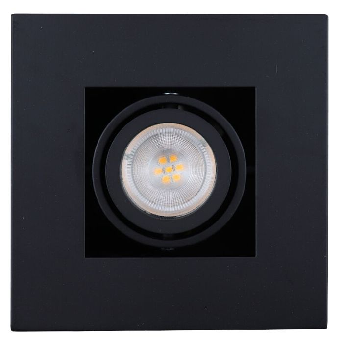 Modern surface mounted downlight black, Akira