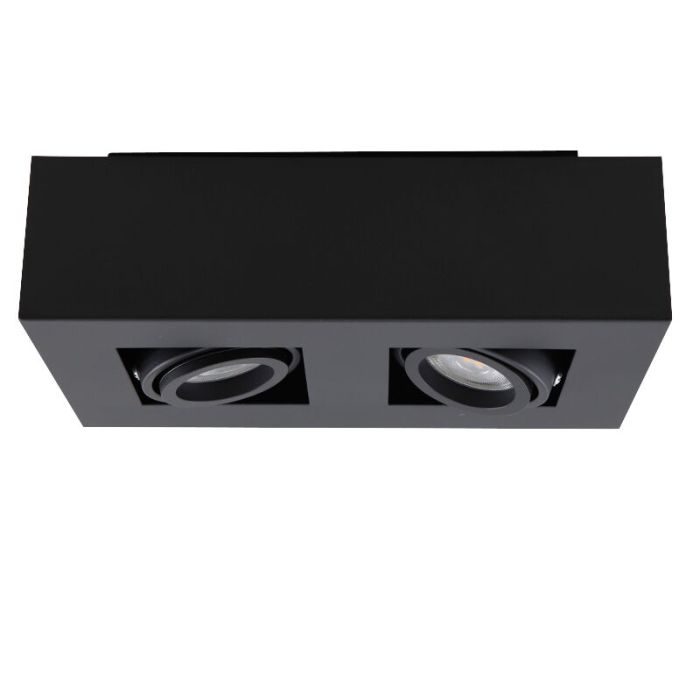 Modern surface mounted downlight black, Akira