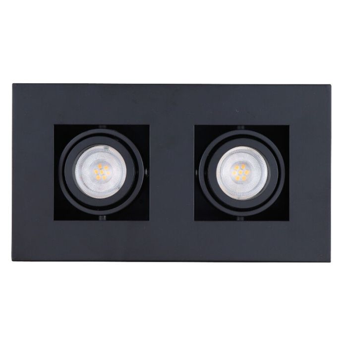 Modern surface mounted downlight black, Akira