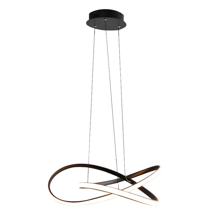 Design pendant light black, Tanya, 21W, 2700K LED