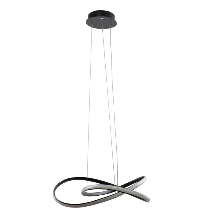 Design pendant light black, Tanya, 21W, 2700K LED