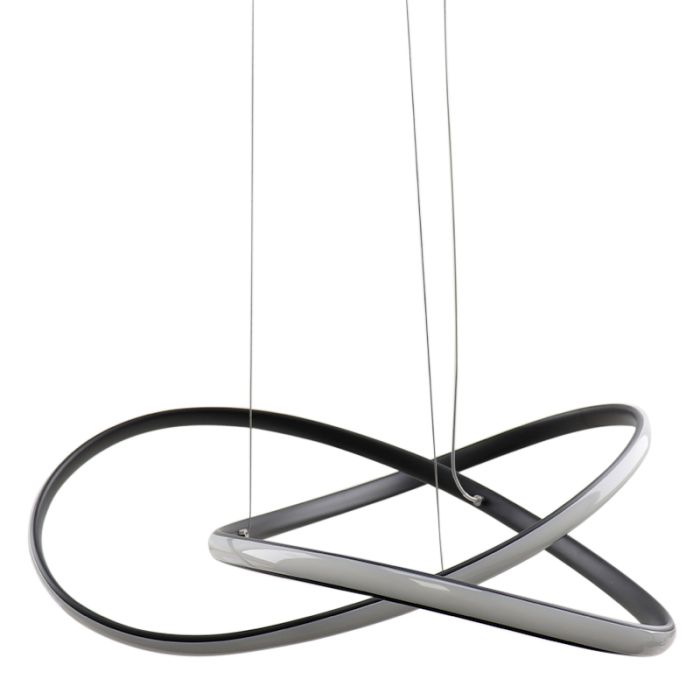 Design pendant light black, Tanya, 21W, 2700K LED