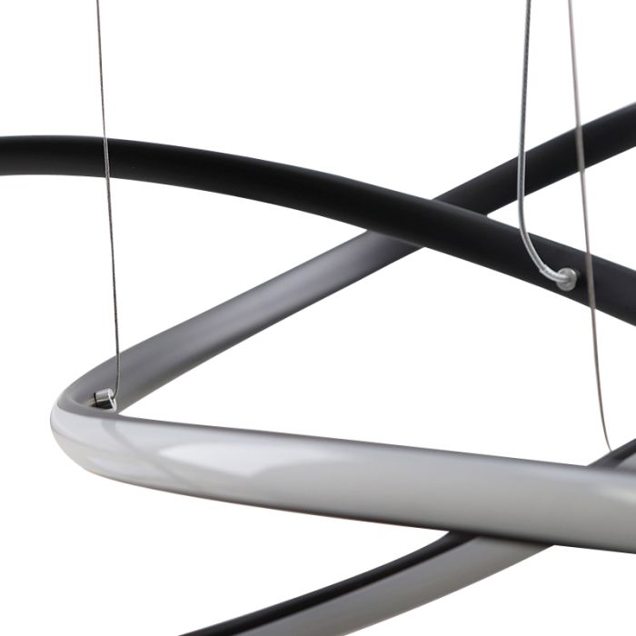 Design pendant light black, Tanya, 21W, 2700K LED