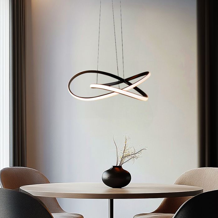 Design pendant light black, Tanya, 21W, 2700K LED