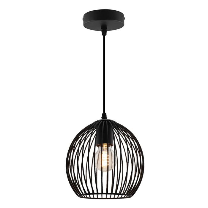 Industrial pendant light black, Wiro