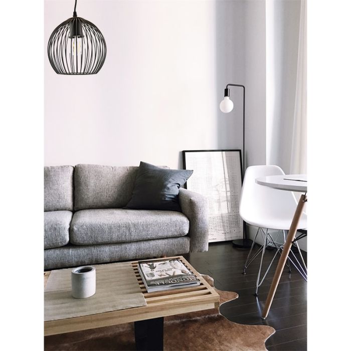 Industrial pendant light black, Wiro