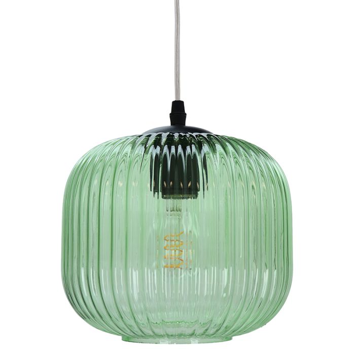 Retro pendant light green, Charlois
