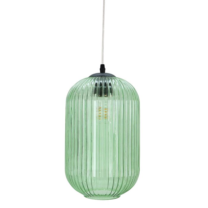 Retro pendant light green, Charlois