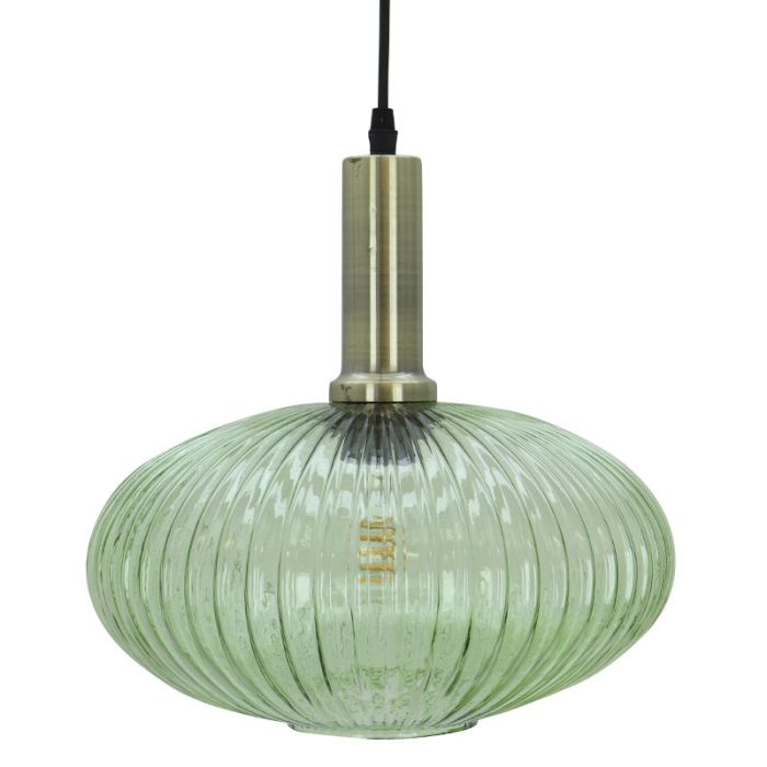 Retro pendant light green, Charlois