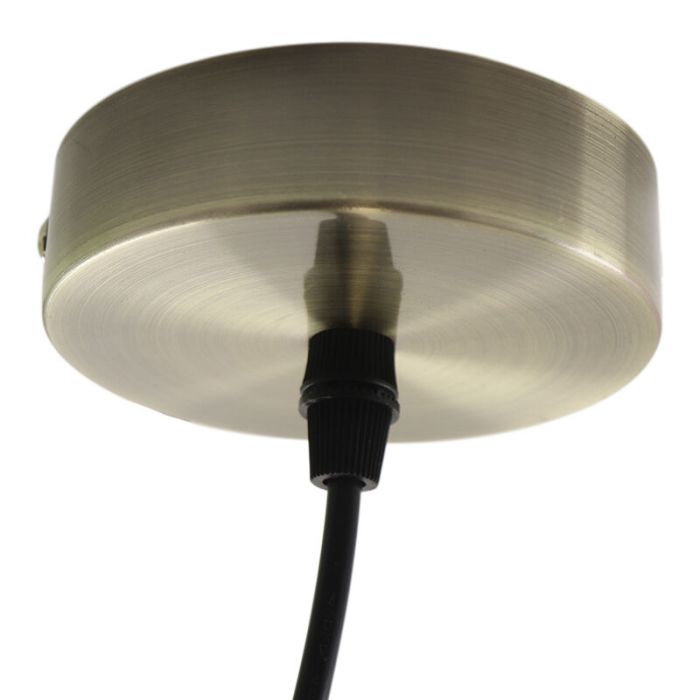 Retro pendant light amber, Charlois