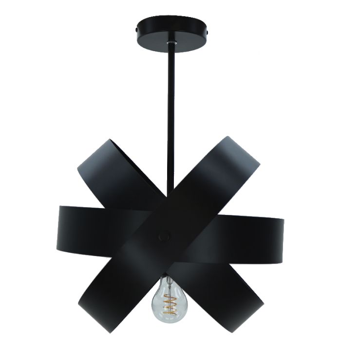 Metal ceiling light black, Laury