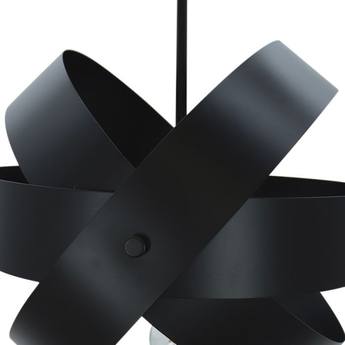 Metal ceiling light black, Laury