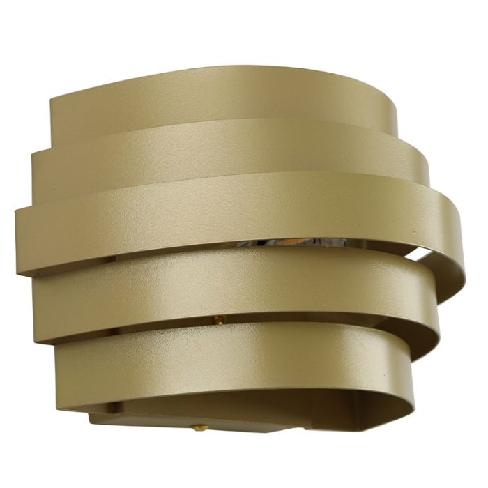 Modern up down wall light gold, Sonay