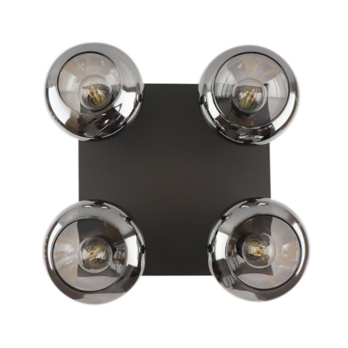 Design ceiling spotlight black, Skip