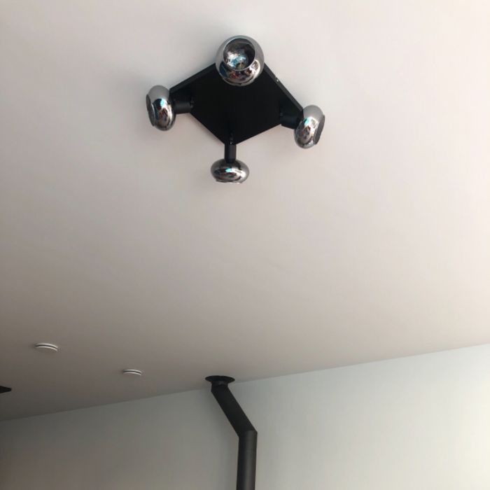Design ceiling spotlight black, Skip