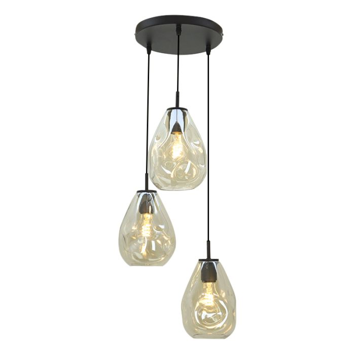 Design pendant light amber, Evito