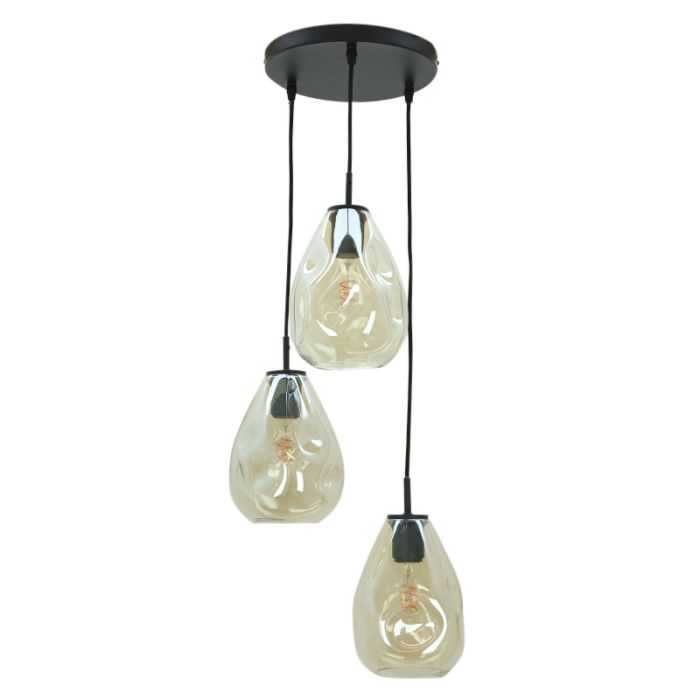 Design pendant light amber, Evito